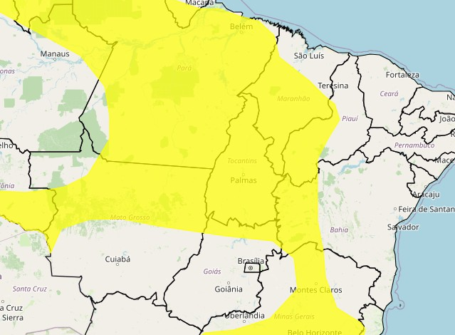 apos-onda-de-calor,-tocantins-tem-previsao-de-semana-chuvosa-e-tempestades