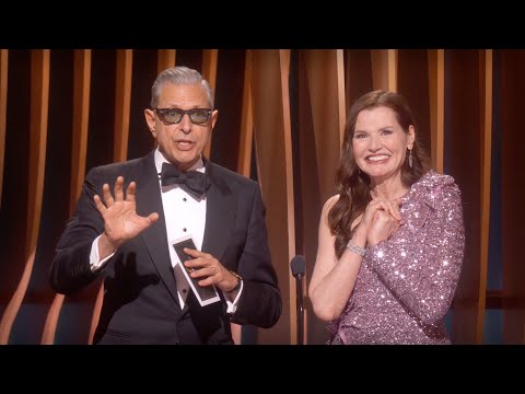 geena-davis-e-jeff-goldblum-se-reunem-no-30o-sag-awards-anual