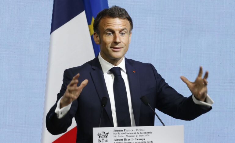 em-sp,-macron-critica-acordo-entre-mercosul-e-uniao-europeia