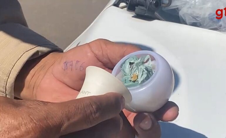 Policiais encontram drogas dentro de lâmpada durante abordagem: