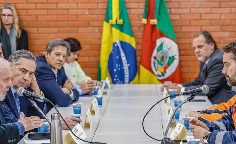 Lula cobra agilidade na liberação de recursos para o Rio Grande do Sul