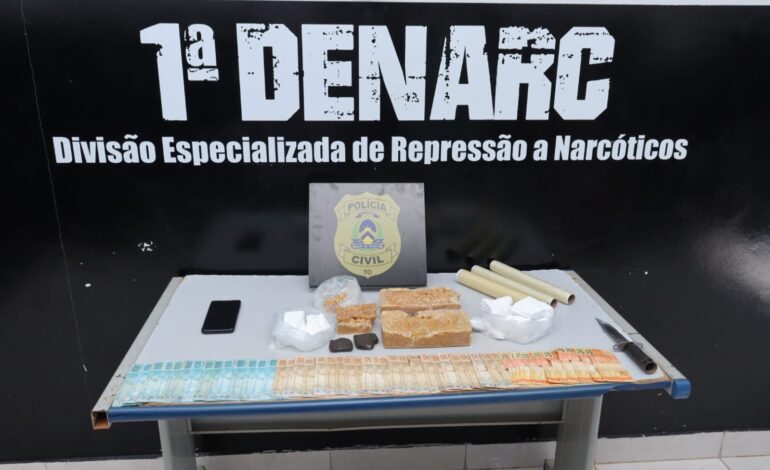 mulher-suspeita-de-distribuir-drogas-em-pontos-de-palmas-e-comparsa-sao-presos-por-trafico