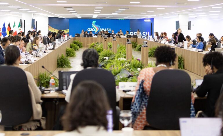G20 debate política de cuidados e equidade gênero
