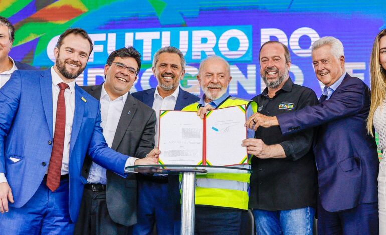 Presidente Lula sanciona marco legal do hidrogênio verde
