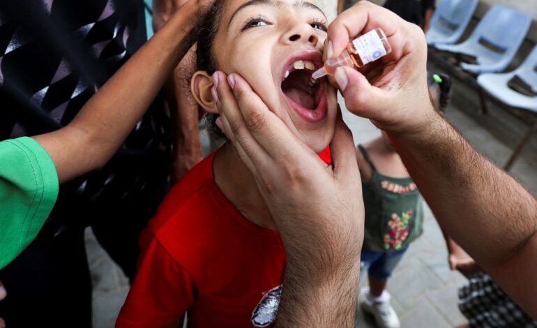 onu-inicia-vacinacao-contra-poliomielite-em-criancas-de-gaza