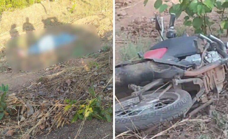motociclista-morre-apos-perder-o-controle,-sair-da-pista-e-bater-em-pedra
