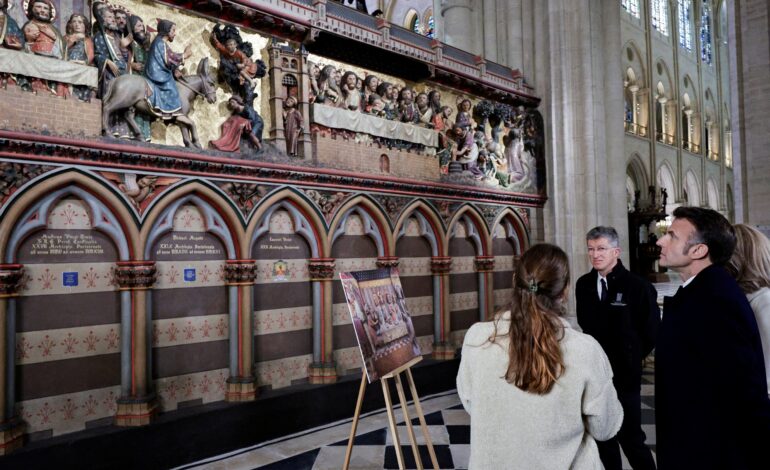 França revela primeiras imagens da Catedral de Notre Dame restaurada após incêndio