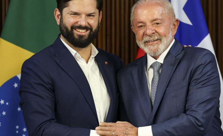 lula-recebe-boric-e-defende-integracao-sul-americana