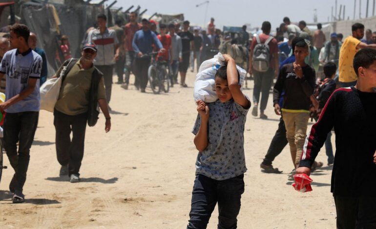 gaza-tem-40-mortos,-metade-perto-de-local-de-distribuicao-de-alimentos