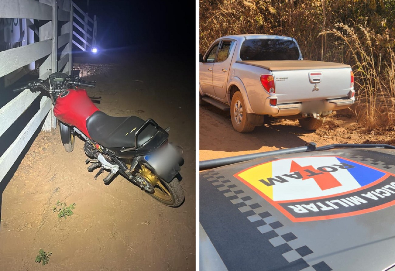 Criminosos fazem reféns em fazenda, deixam uma pessoa ferida e fogem com carro