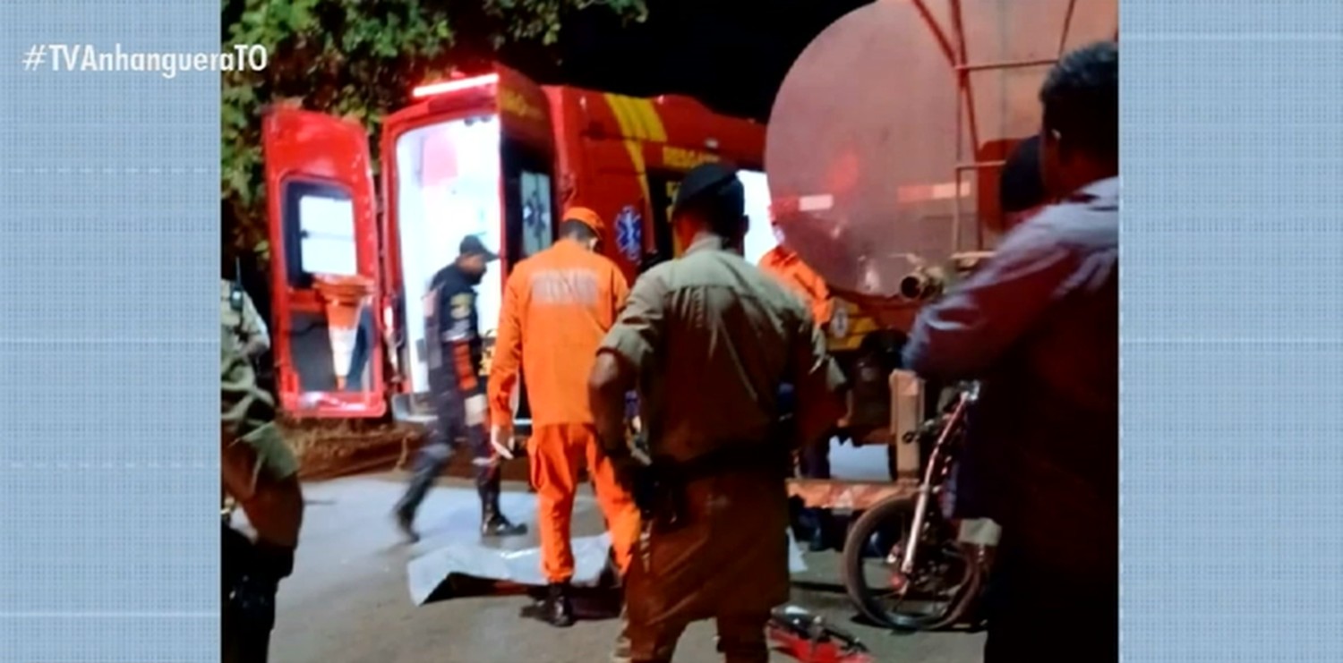 Motociclista morre após bater em caminhão estacionado na TO-030, diz Corpo de Bombeiros