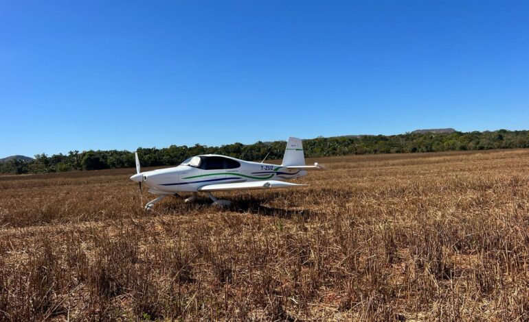 aviao-roubado-de-prefeito-no-maranhao-e-abandonado-em-lavoura-no-tocantins