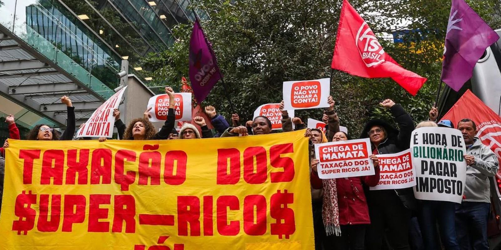 Ricos concentram 27% da renda e pagam menos impostos no país