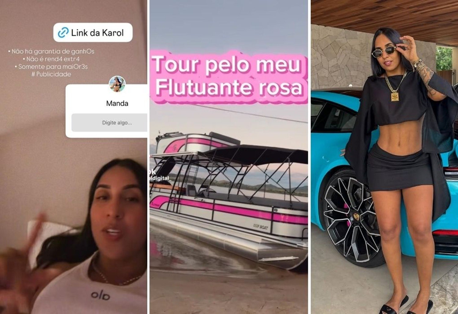 Vítimas pediram ajuda a influenciadora após prejuízos com jogos de azar