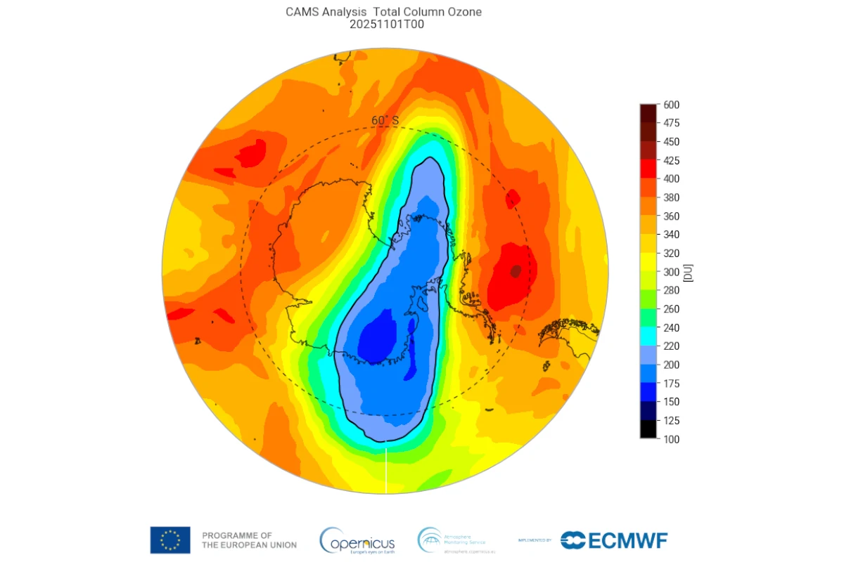 Buraco na camada de ozônio na Antártica registra menor tamanho desde 2019 – ClimaInfo