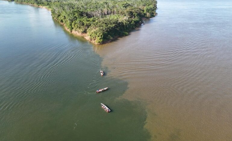 espetaculo-natural:-veja-o-encontro-dos-rios-tocantins-e-araguaia-|-g1
