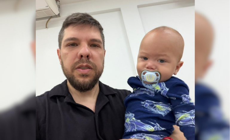 professor-cuida-de-bebe-para-aluna-fazer-prova-em-faculdade-|-g1