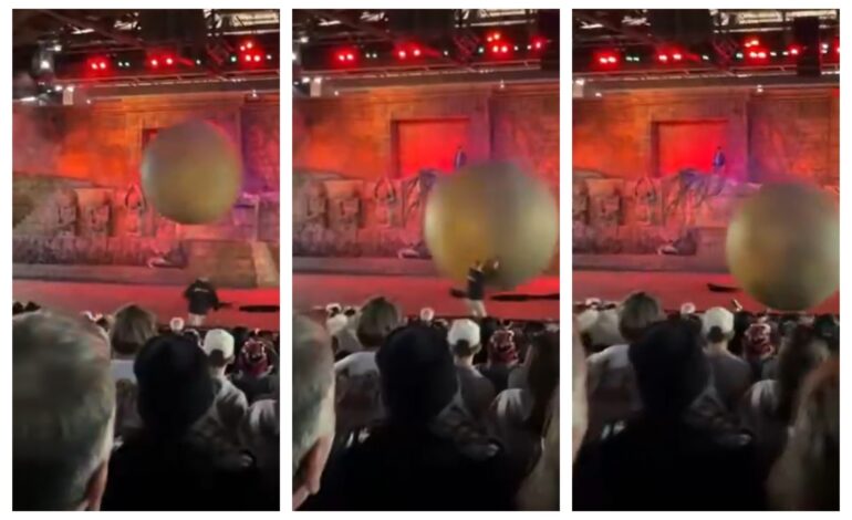 funcionario-da-disney-e-atingido-por-bola-de-borracha-de-180-quilos-|-g1