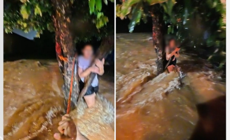 mulher-e-resgatada-pelo-corpo-de-bombeiros-apos-ficar-ilhada-|-g1