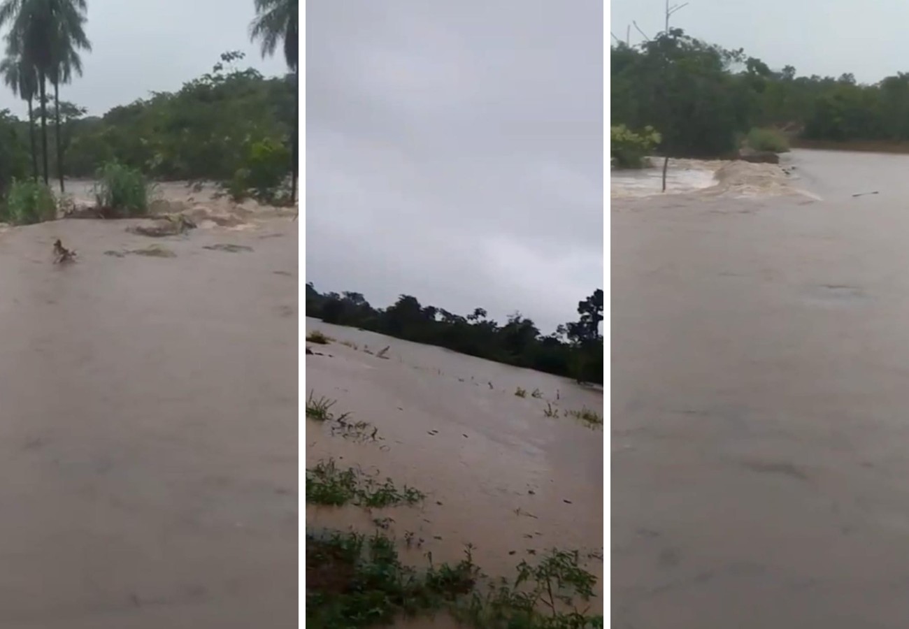 Represa rompe em povoado no Tocantins e provoca alagamentos; VÍDEO | G1