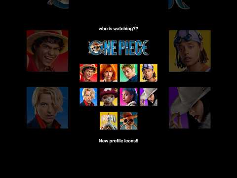 Chapéus de Palha! Ícones de perfil de ONE PIECE já estão disponíveis na Netflix! 🏴‍☠️