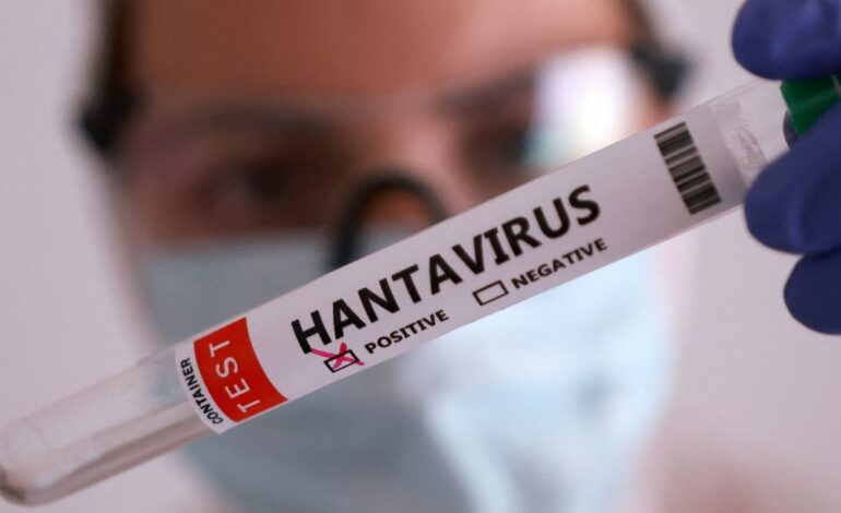 Duas pessoas retiradas de navio testam positivo para o hantavírus