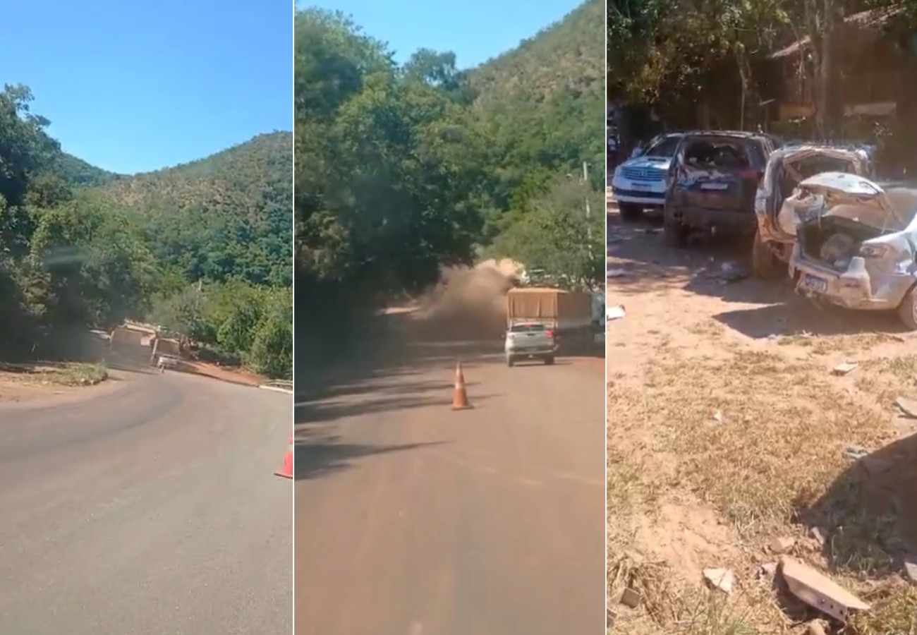 caminhao-desgovernado-desce-serra-no-to-e-atinge-carros;-video-|-g1