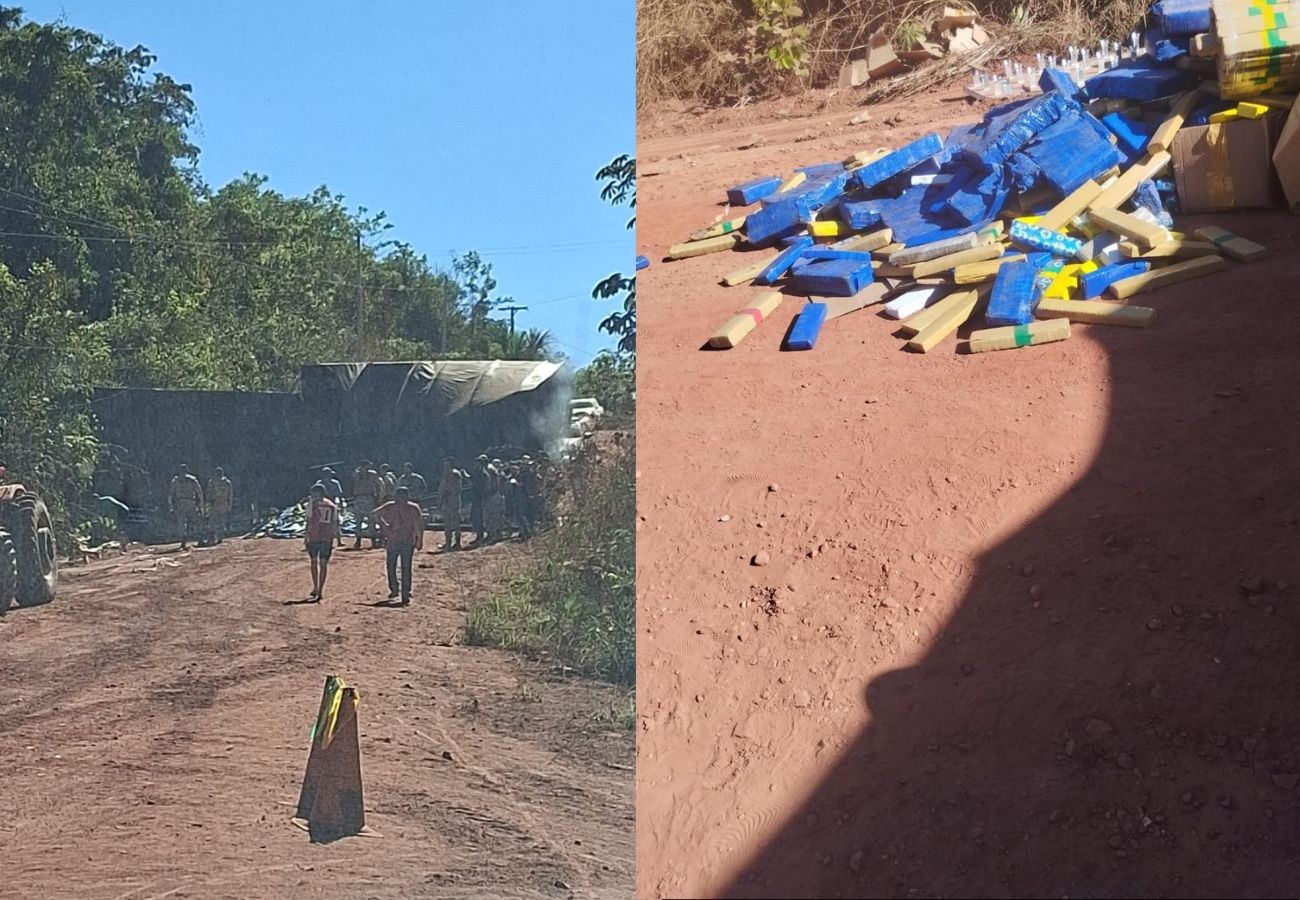policia-encontra-grande-quantidade-de-drogas-em-carreta-tombada-no-to-|-g1