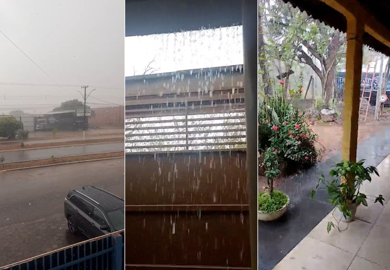 Tocantinenses são surpreendidos com chuva durante estiagem | G1