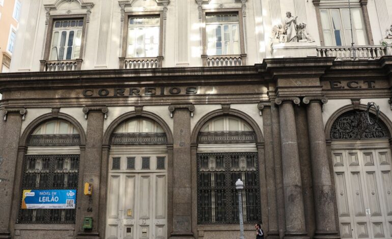 Antiga sede dos Correios no centro do Rio vai a leilão nesta quinta