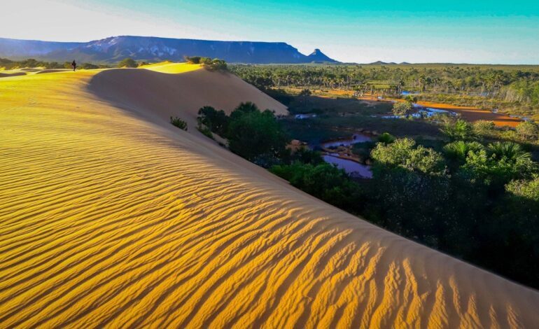 Parque estadual no TO tem cachoeiras, dunas e fervedouros | G1
