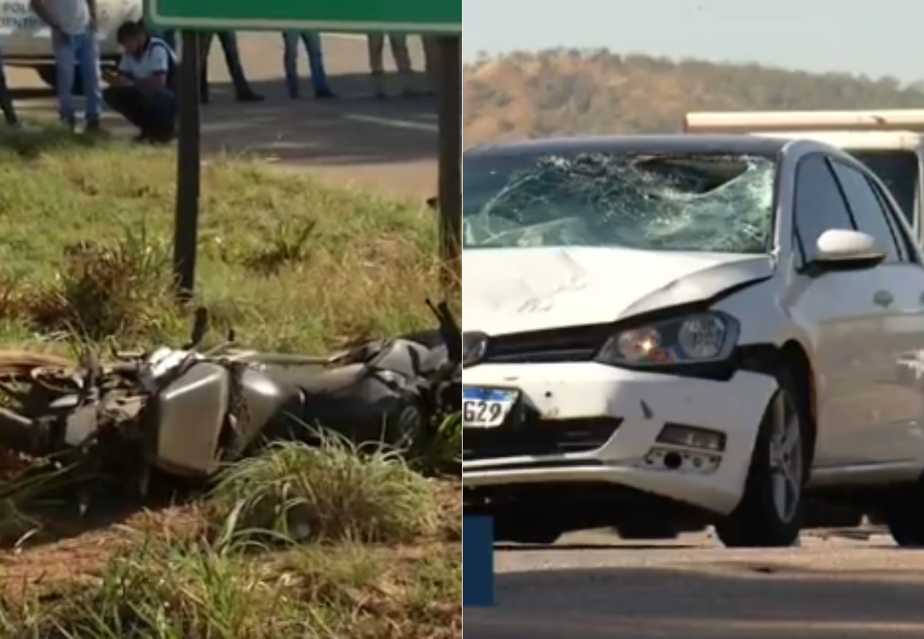 motociclista-morre-em-acidente-entre-moto-e-carro-na-br-010,-em-palmas-|-g1