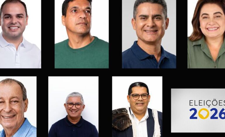 Sete candidatos concorrem ao governo do Amazonas; veja quem são