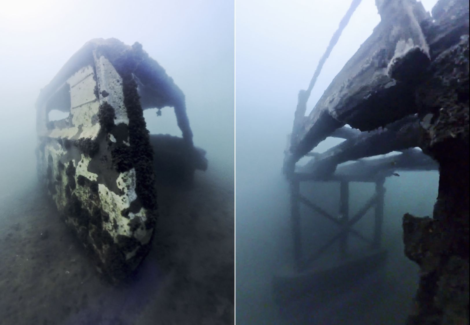 mergulhador-encontra-ponte,-cabine-e-barco-submersos-em-lago-no-to-|-g1