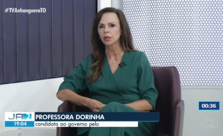 Professora Dorinha (União) participa de entrevista no JA2 | G1