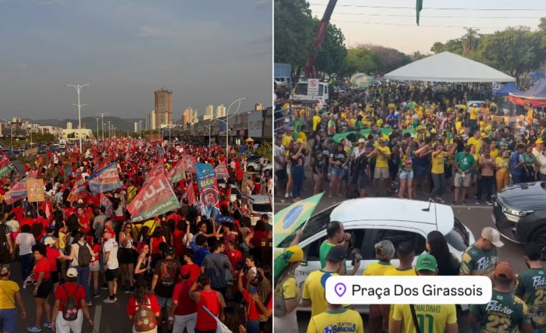Palmas tem atos de apoio a Lula e Flávio na véspera do 2º turno | G1