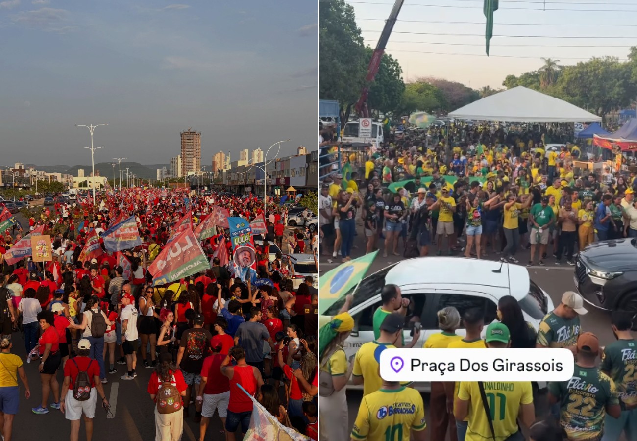 palmas-tem-atos-de-apoio-a-lula-e-flavio-na-vespera-do-2o-turno-|-g1